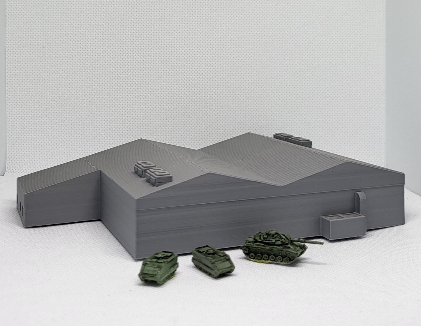 1/300th 6mm Wargame Building - Modern / Cold War Large Industrial Warehouse