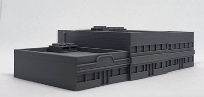 1/300th 6mm Wargame Building - Modern / Cold War Strip Mall / Shopping Centre