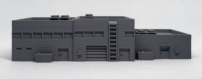 1/300th 6mm Wargame Building - Modern / Cold War Strip Mall / Shopping Centre