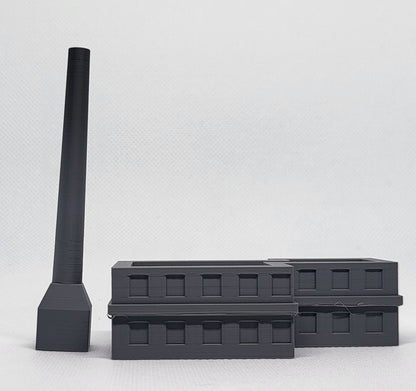 1/600th 3mm Wargame Building - Medium Factory
