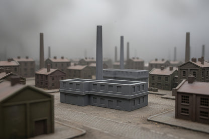 1/600th 3mm Wargame Building - Medium Factory