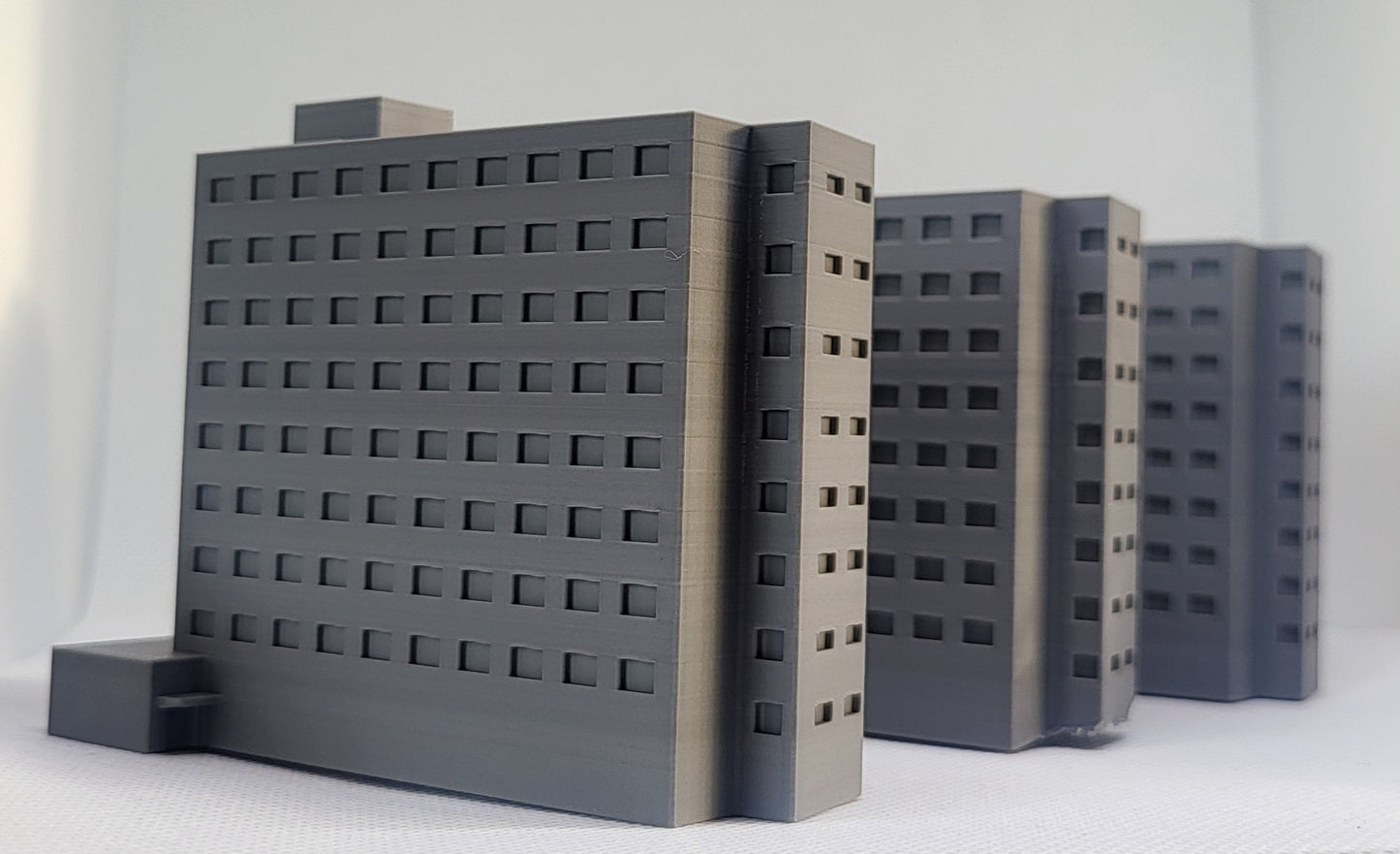 1/600th 3mm Wargame Building - Large Apartment Complex