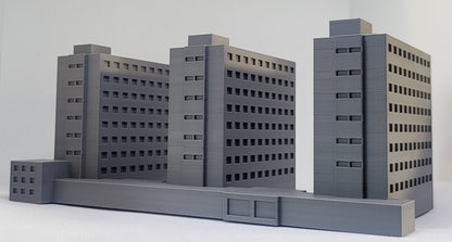1/600th 3mm Wargame Building - Large Apartment Complex