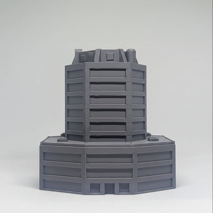 1/300th 6mm Wargame Building - Sci-Fi Tower Block / Government Building