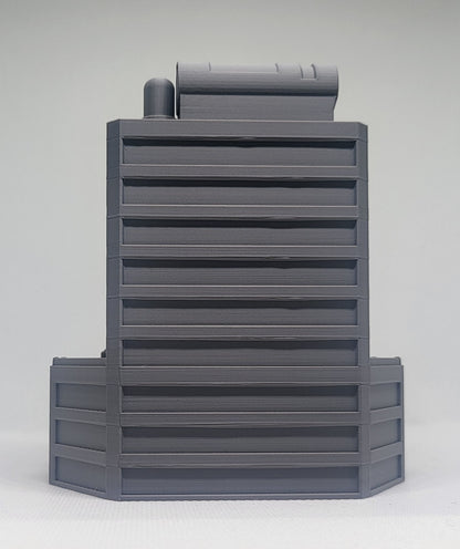 1/300th 6mm Wargame Building - Sci-Fi Tower Block / Government Building