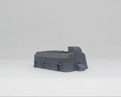 1/300th 6mm Wargame Building - Sci-Fi Spaceport Small Garage
