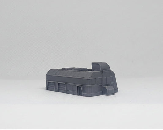 1/300th 6mm Wargame Building - Sci-Fi Spaceport Small Garage