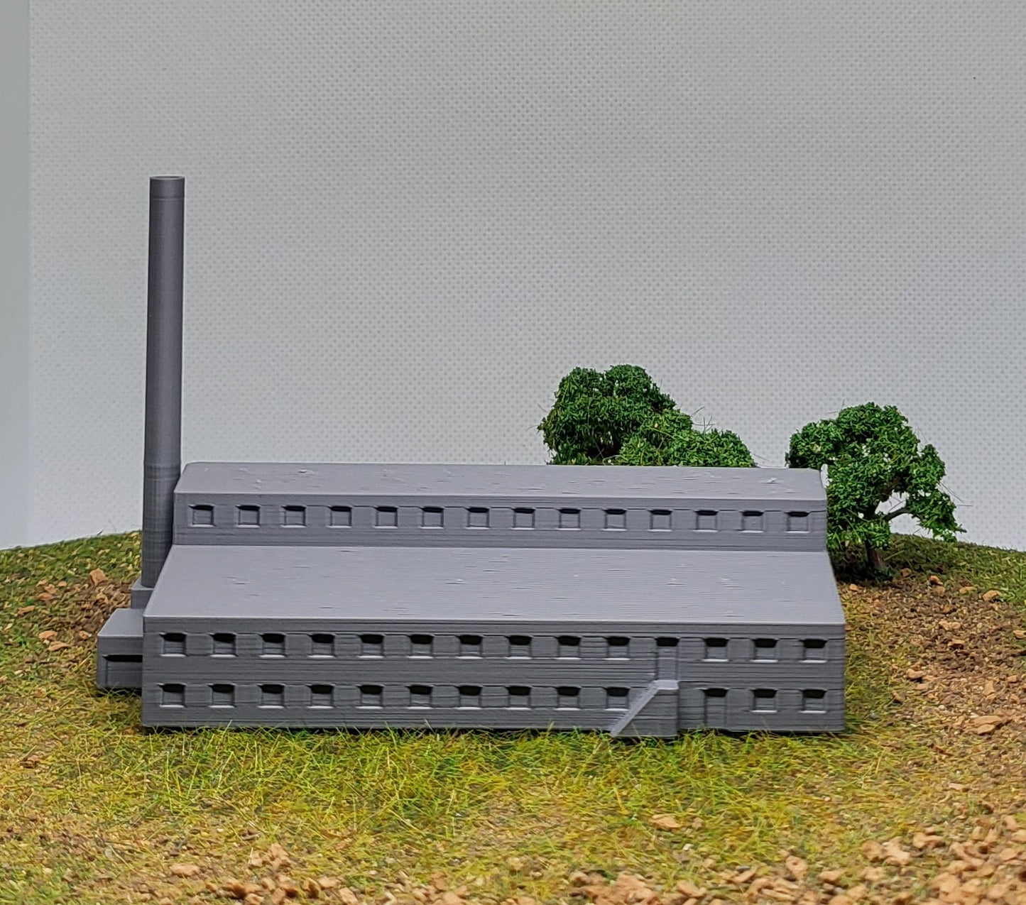 1/600th 3mm Wargame Building - Large Factory