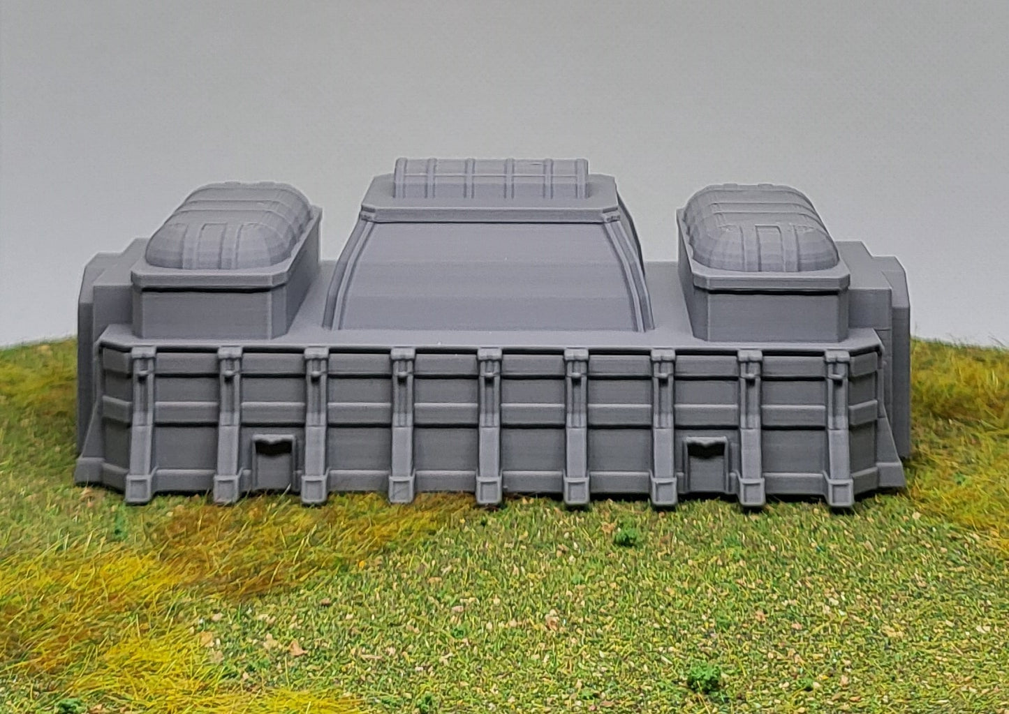 1/300th 6mm Wargame Building - Sci-Fi Industrial Long Hall
