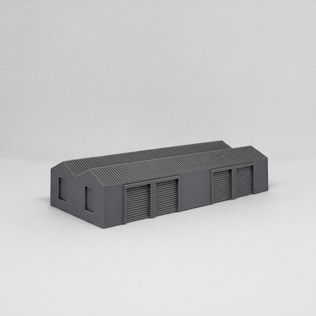 1/300th 6mm Wargame Building - Modern / Cold War Large Industrial Unit