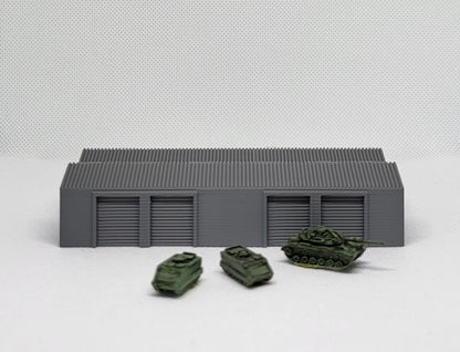 1/300th 6mm Wargame Building - Modern / Cold War Large Industrial Unit