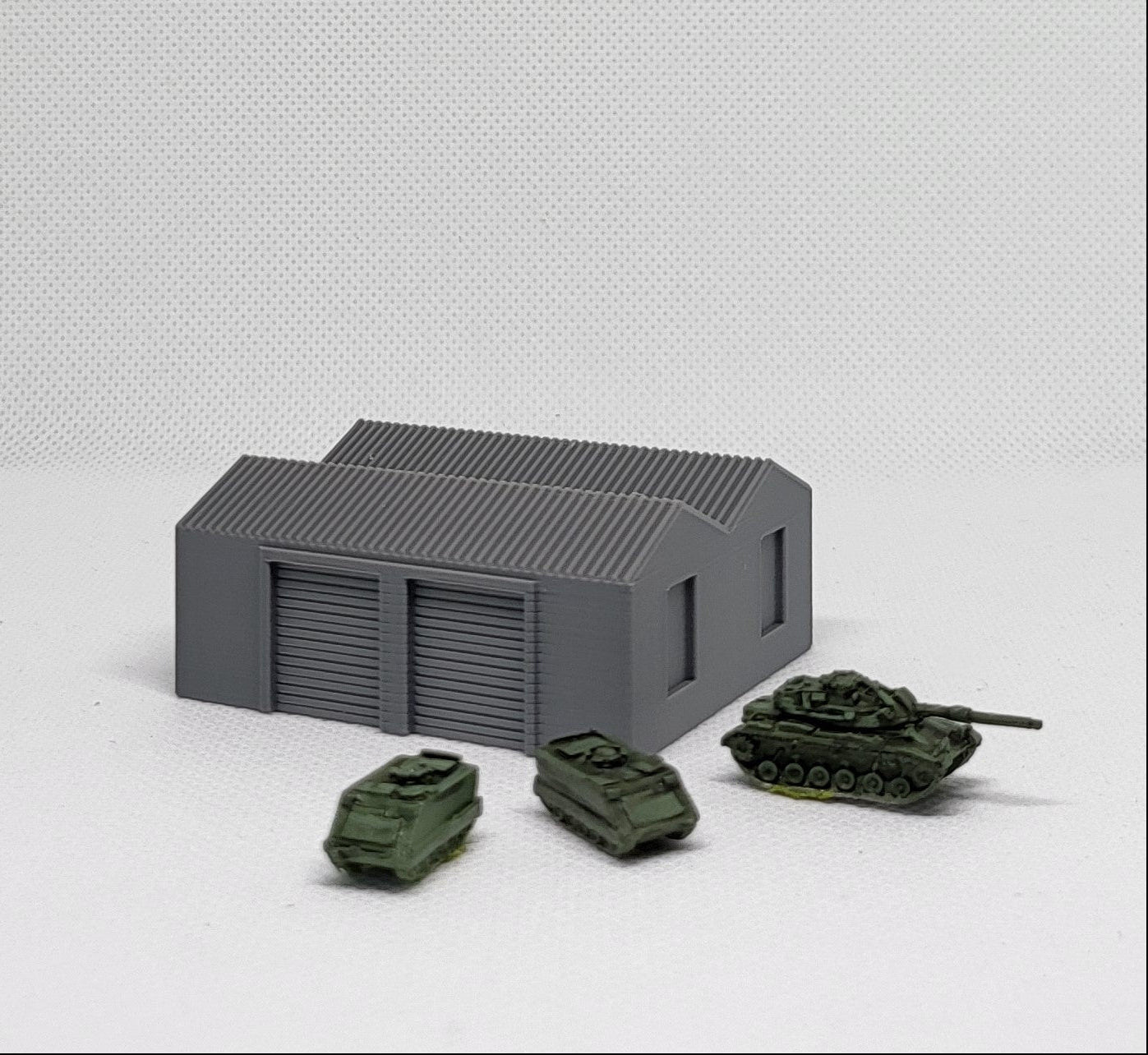 1/300th 6mm Wargame Building - Modern / Cold War Small Industrial Unit