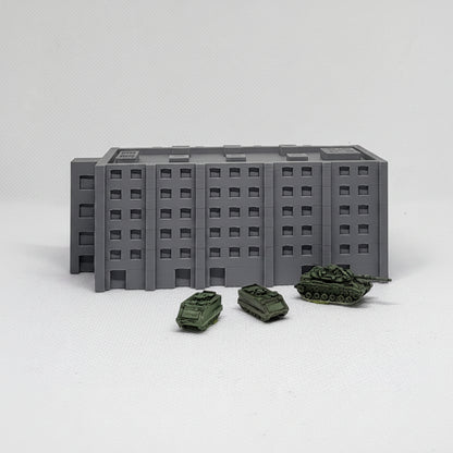 1/300th 6mm Wargame Building - Modern / Cold War Apartment Building C