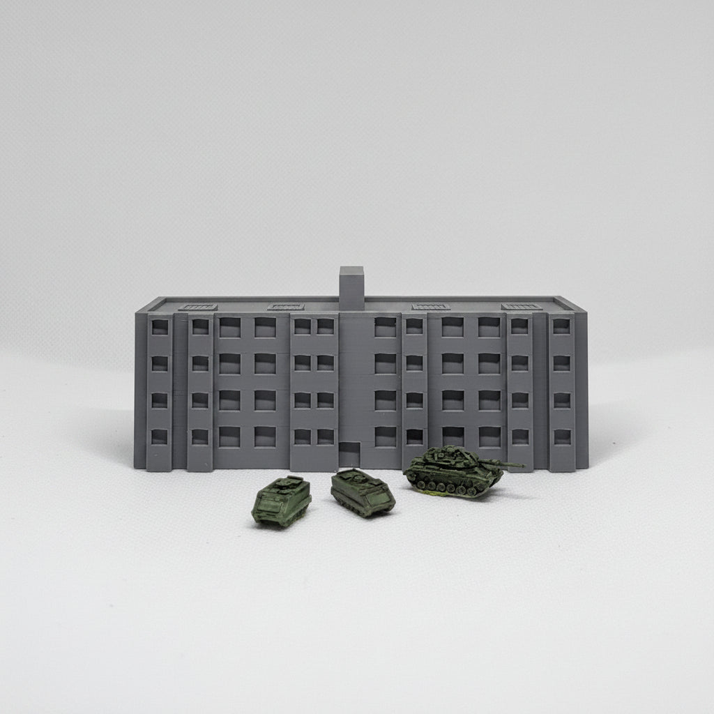 1/300th 6mm Wargame Building - Modern / Cold War Apartment Building A