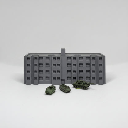 1/300th 6mm Wargame Building - Modern / Cold War Apartment Building A