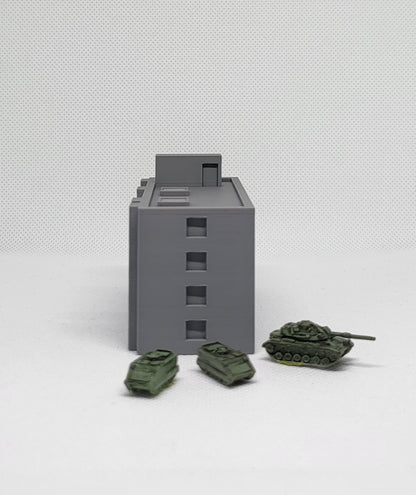 1/300th 6mm Wargame Building - Modern / Cold War Apartment Building A