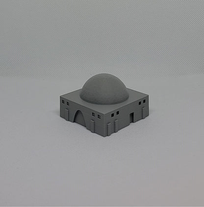 1/300th 6mm Wargame Building - Middle East Domed Building A