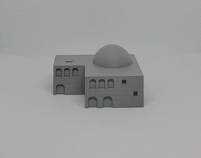 1/300th 6mm Wargame Building - Middle East Domed Building B
