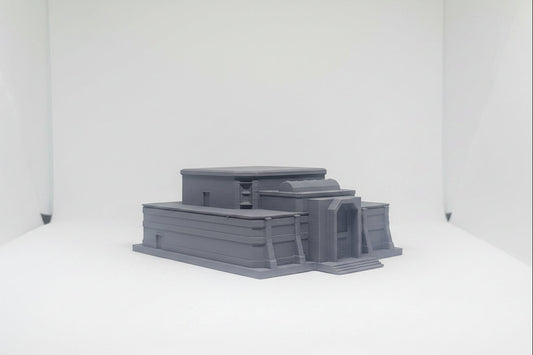 1/300th 6mm Wargame Building - Sci-Fi Medium Industrial Building