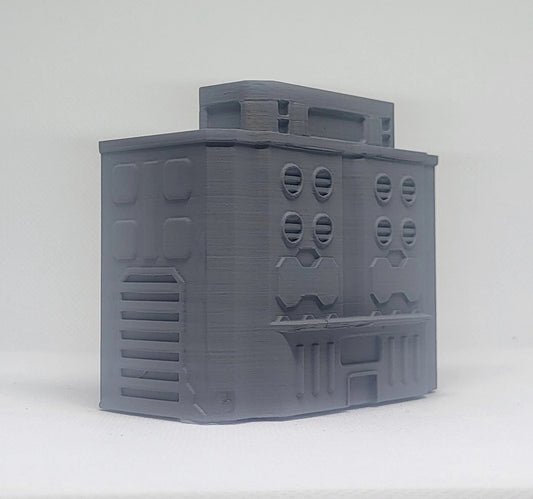 1/300th 6mm Wargame Building - Sci-Fi Fusion Power Station Building