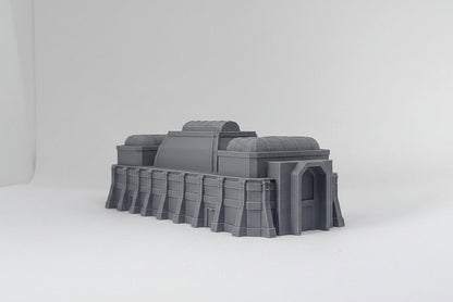 1/300th 6mm Wargame Building - Sci-Fi Industrial Long Hall