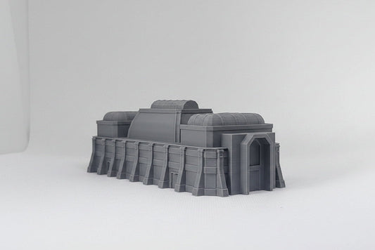 1/300th 6mm Wargame Building - Sci-Fi Industrial Long Hall