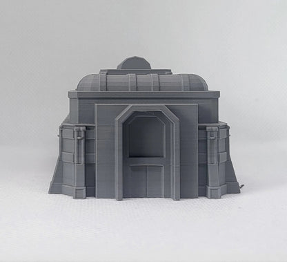 1/300th 6mm Wargame Building - Sci-Fi Industrial Long Hall
